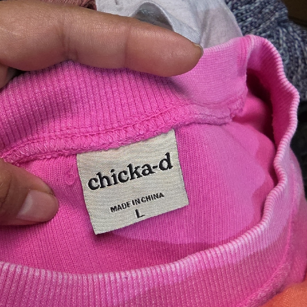 Chicka-d Pink Sweatshirt